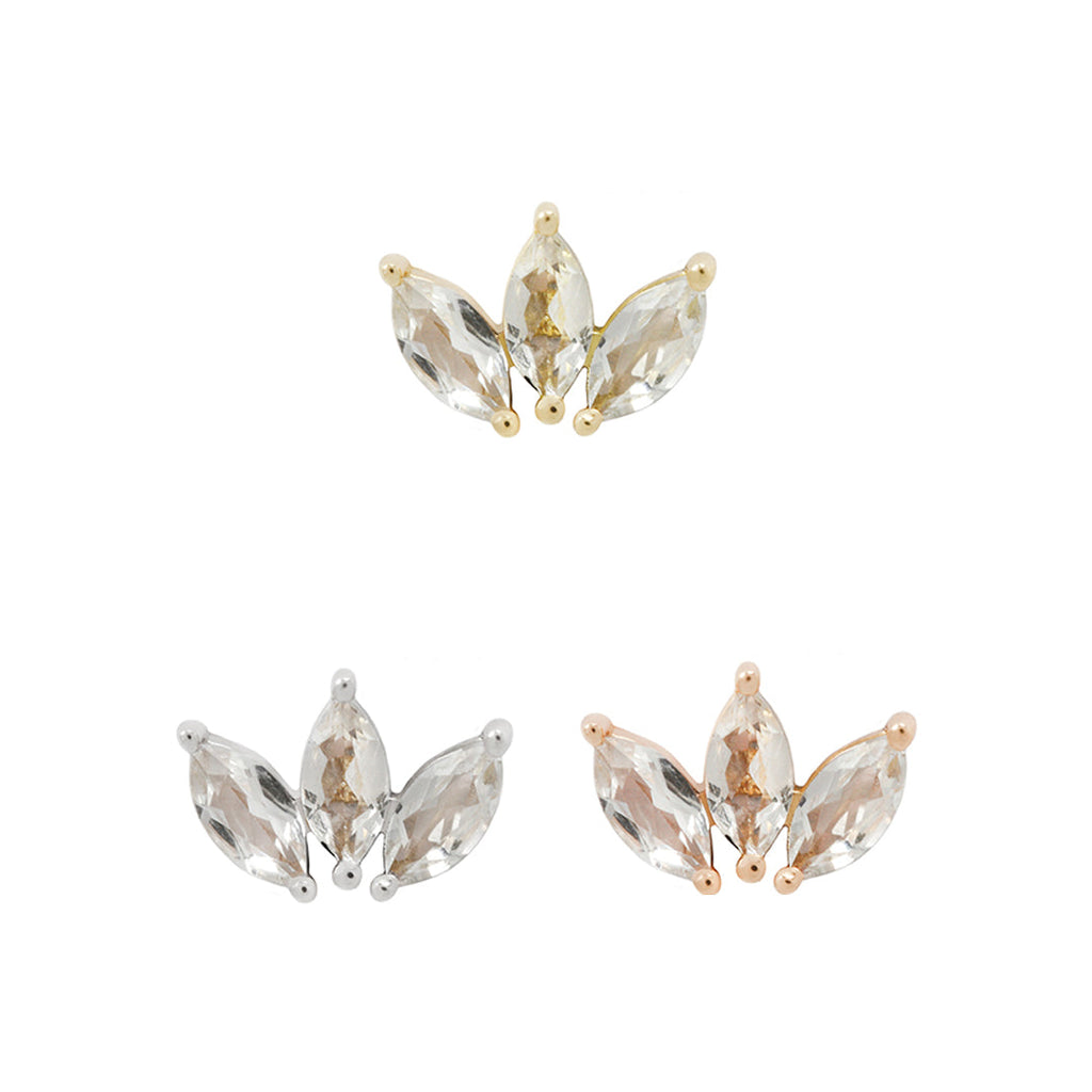 Moet Threadless End with CZ