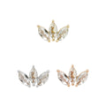 Moet Flat Back Stud with CZ
