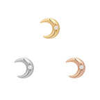 Moonshine - CZ - Flat Back Stud