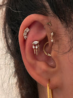 Muse CZ Flat Back Stud
