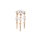 Muse CZ Flat Back Stud