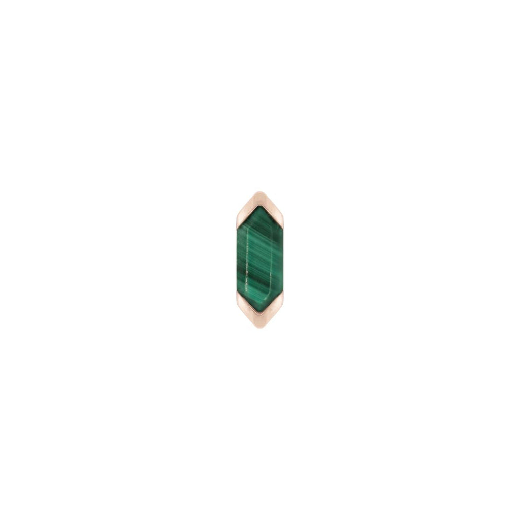 Mystic Threadless End with Malachite