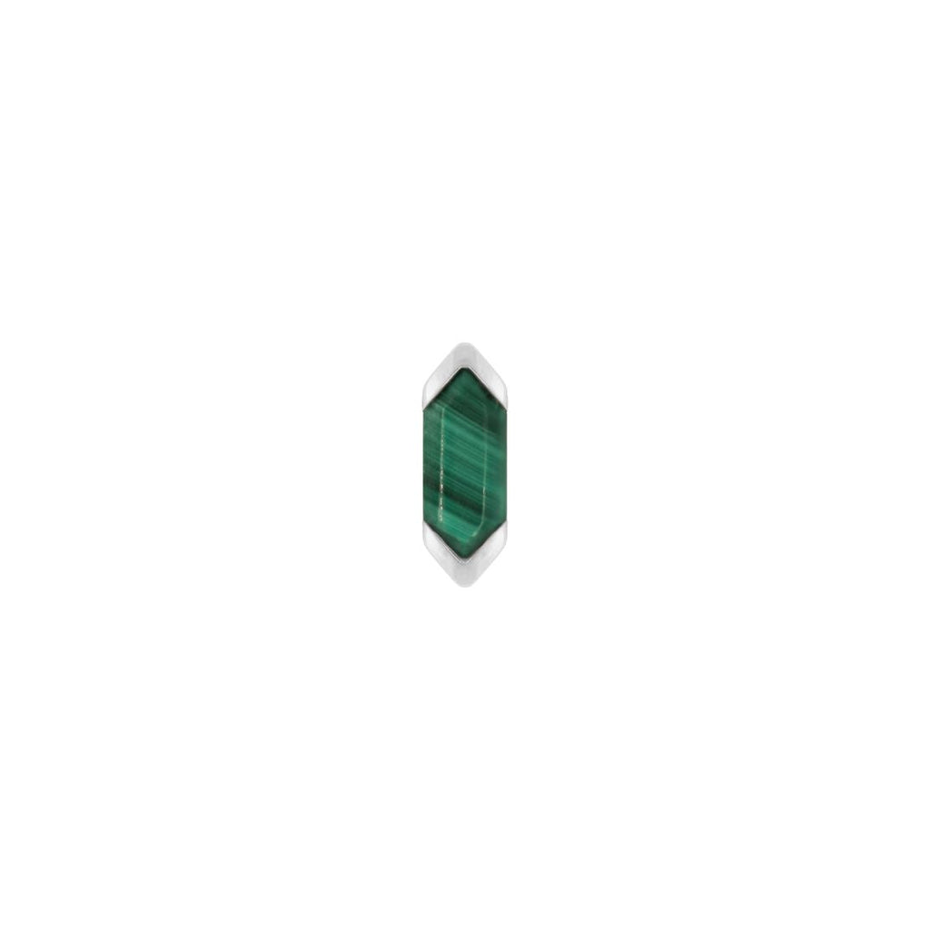 Mystic Threadless End with Malachite