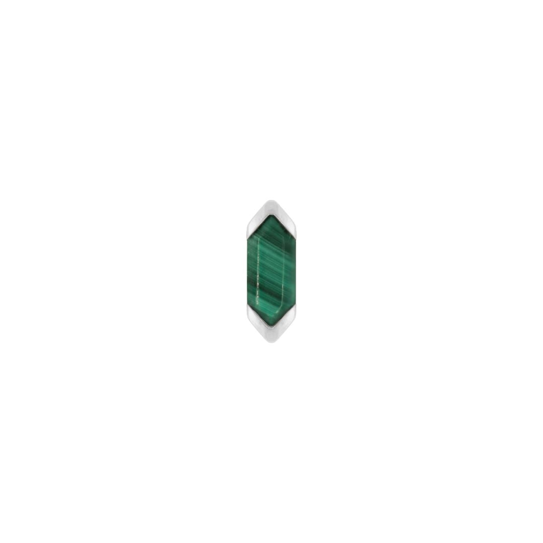 Mystic Threadless End with Malachite