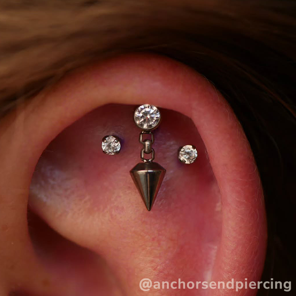 Titanium Spear Dangle