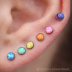 Titanium Bezel Set Cabochon
