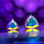 Titanium Trillion Cut Prong Set Gem