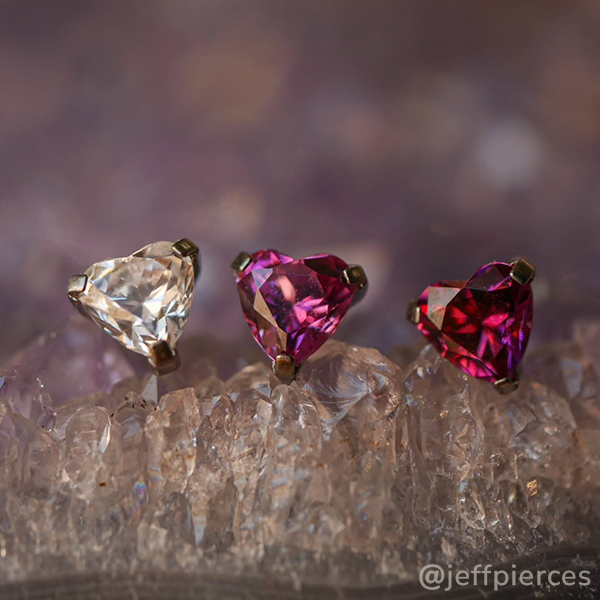 Heart-Shaped Gem End
