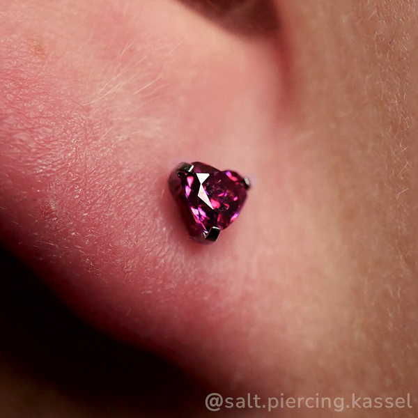 Heart-Shaped Gem End