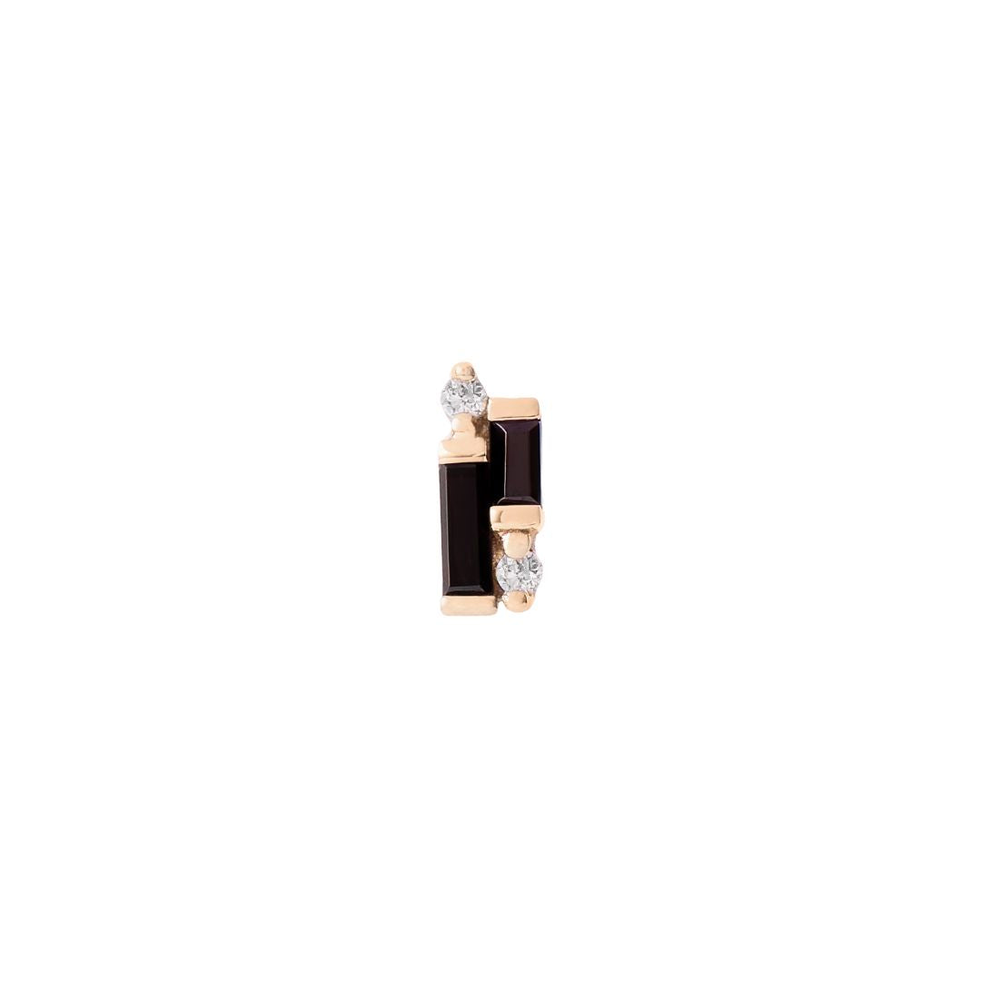 Perspective Threadless End with Black Spinel