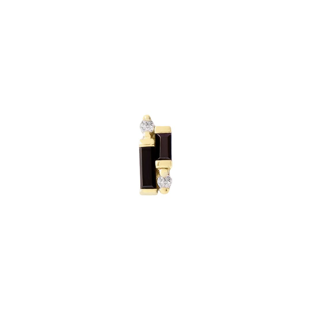 Perspective Threadless End with Black Spinel