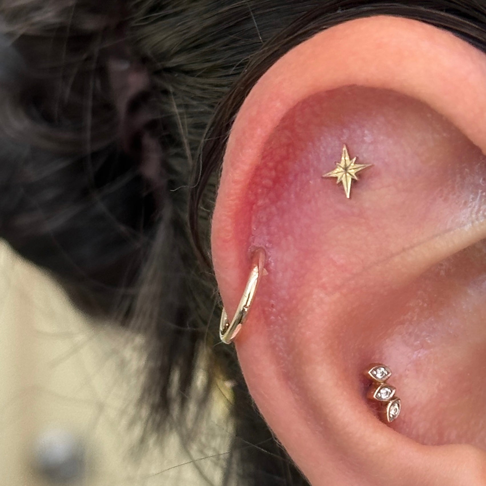 plain 14K Gold Hoop