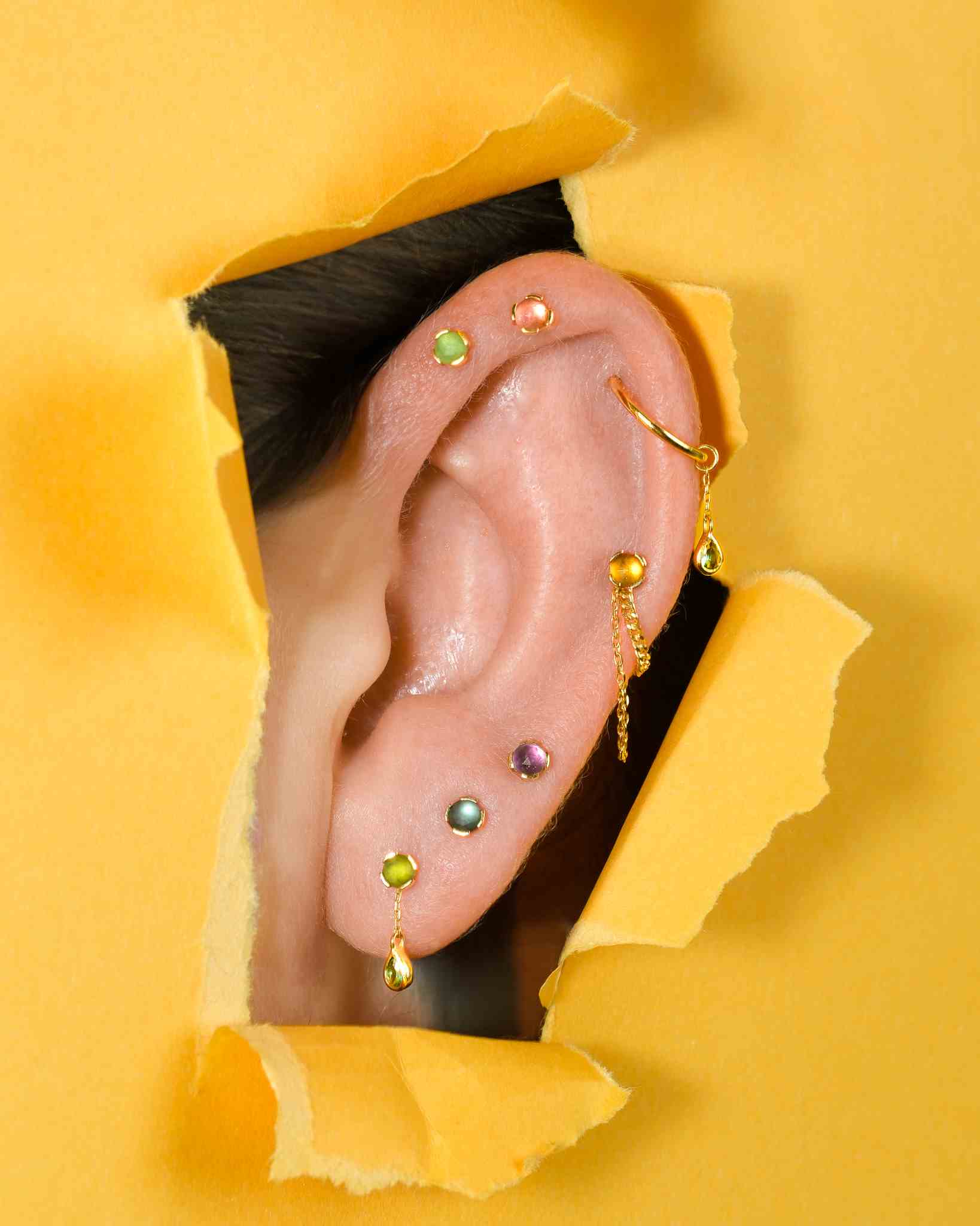 Peekaboo - Amethyst - Threadless End