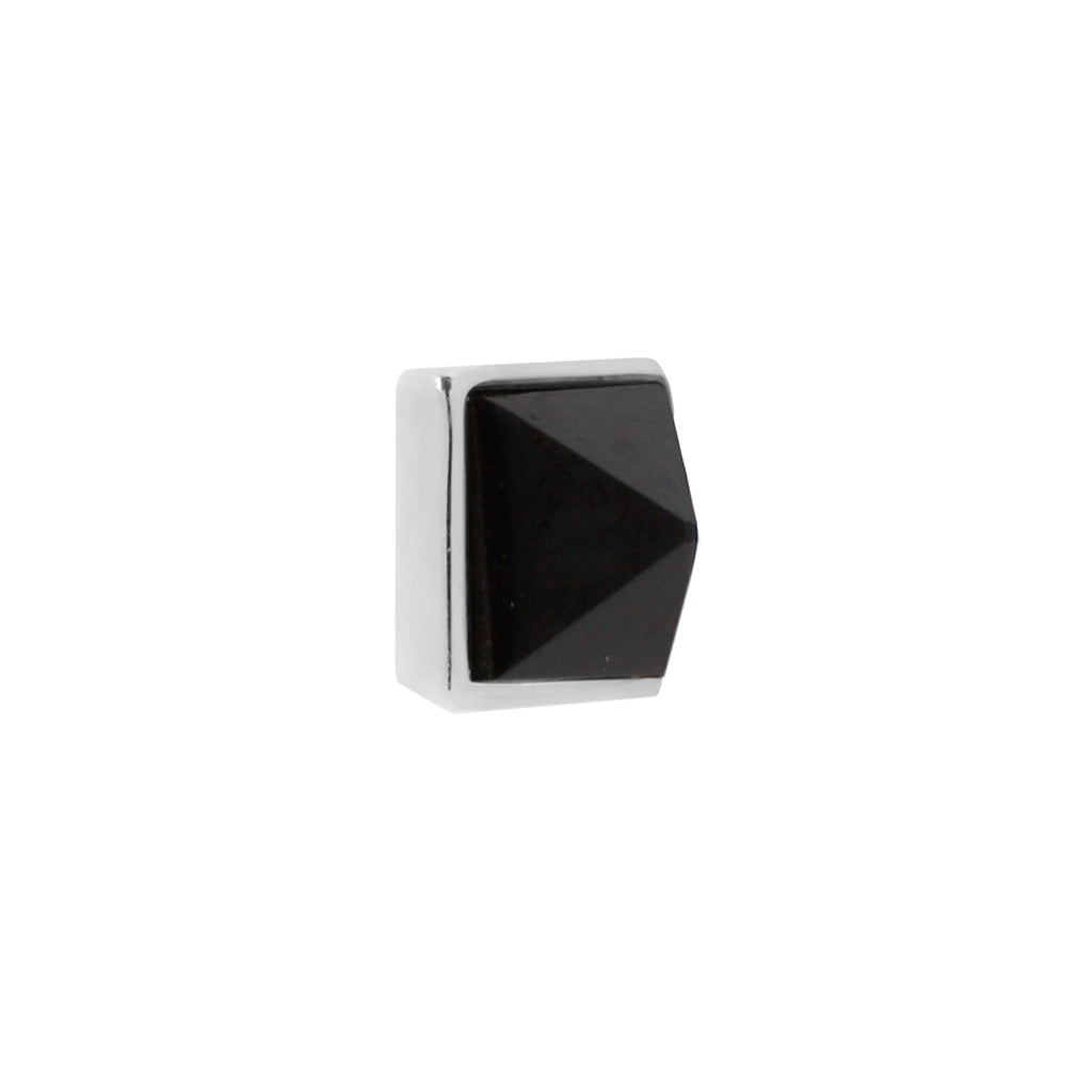 Pyramid - Black Spinel - Threadless End