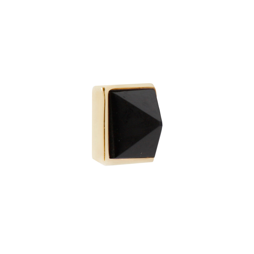 Pyramid - Black Spinel - Threadless End