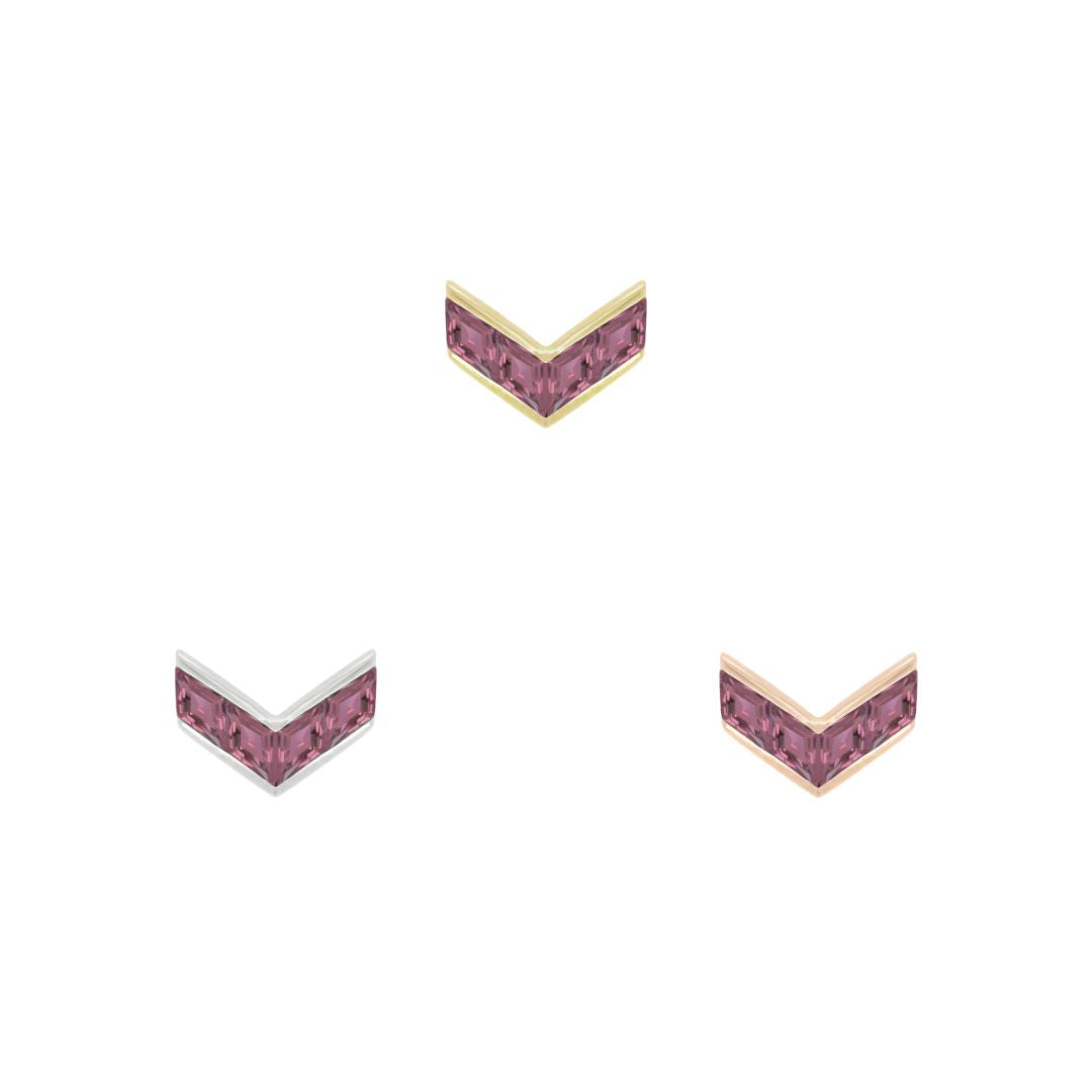 Rave - Amethyst - Threadless End