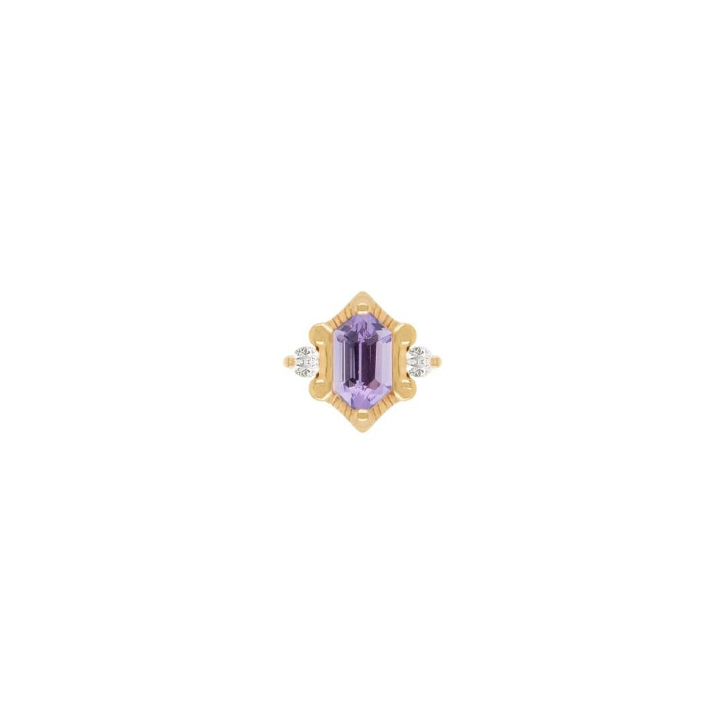 Reyna - Amethyst - Threadless End