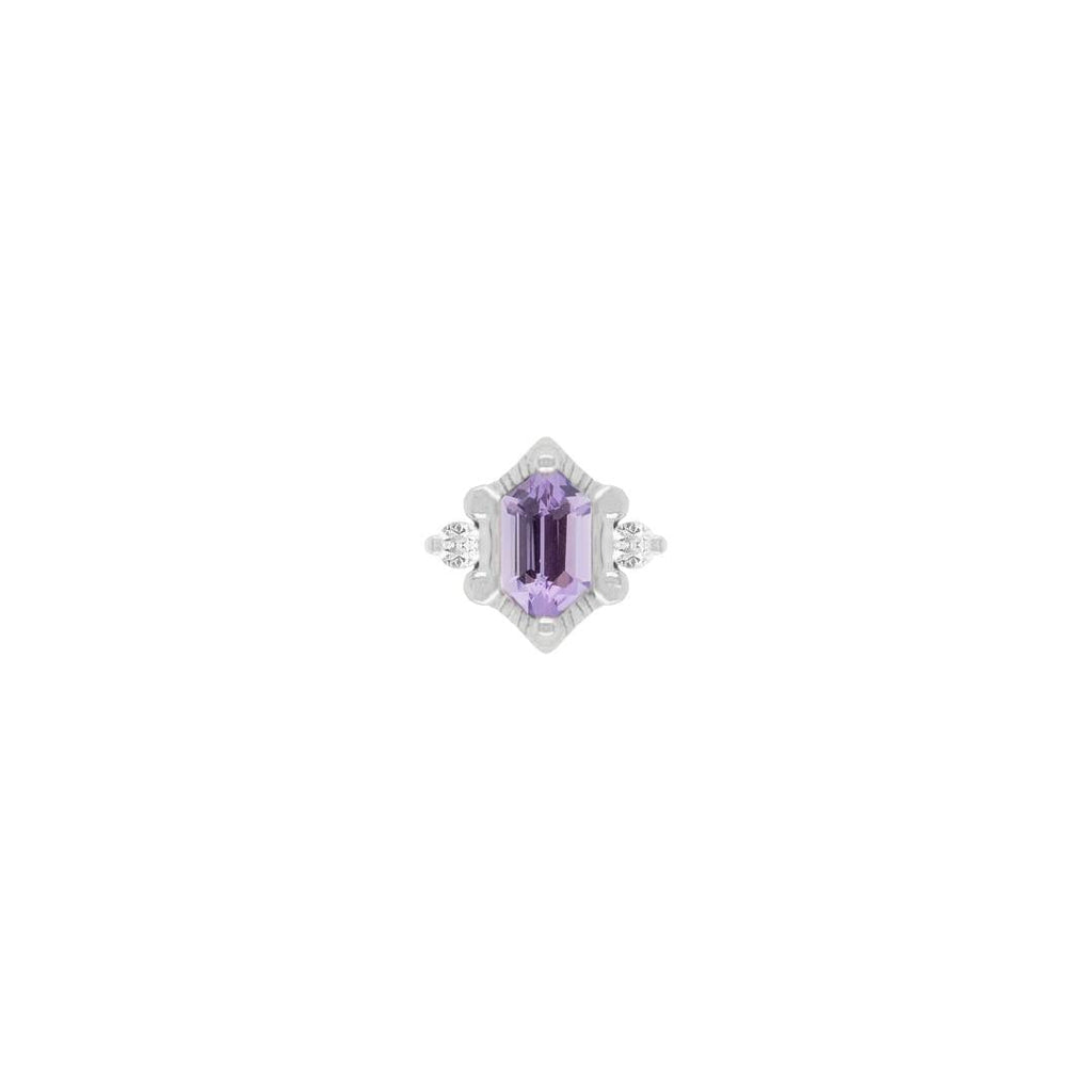 Reyna - Amethyst - Threadless End
