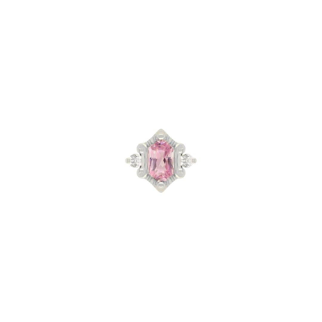 Reyna - Pink Tourmaline - Threadless End