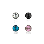 Titanium Bezel Set Rose Cut Cabochon