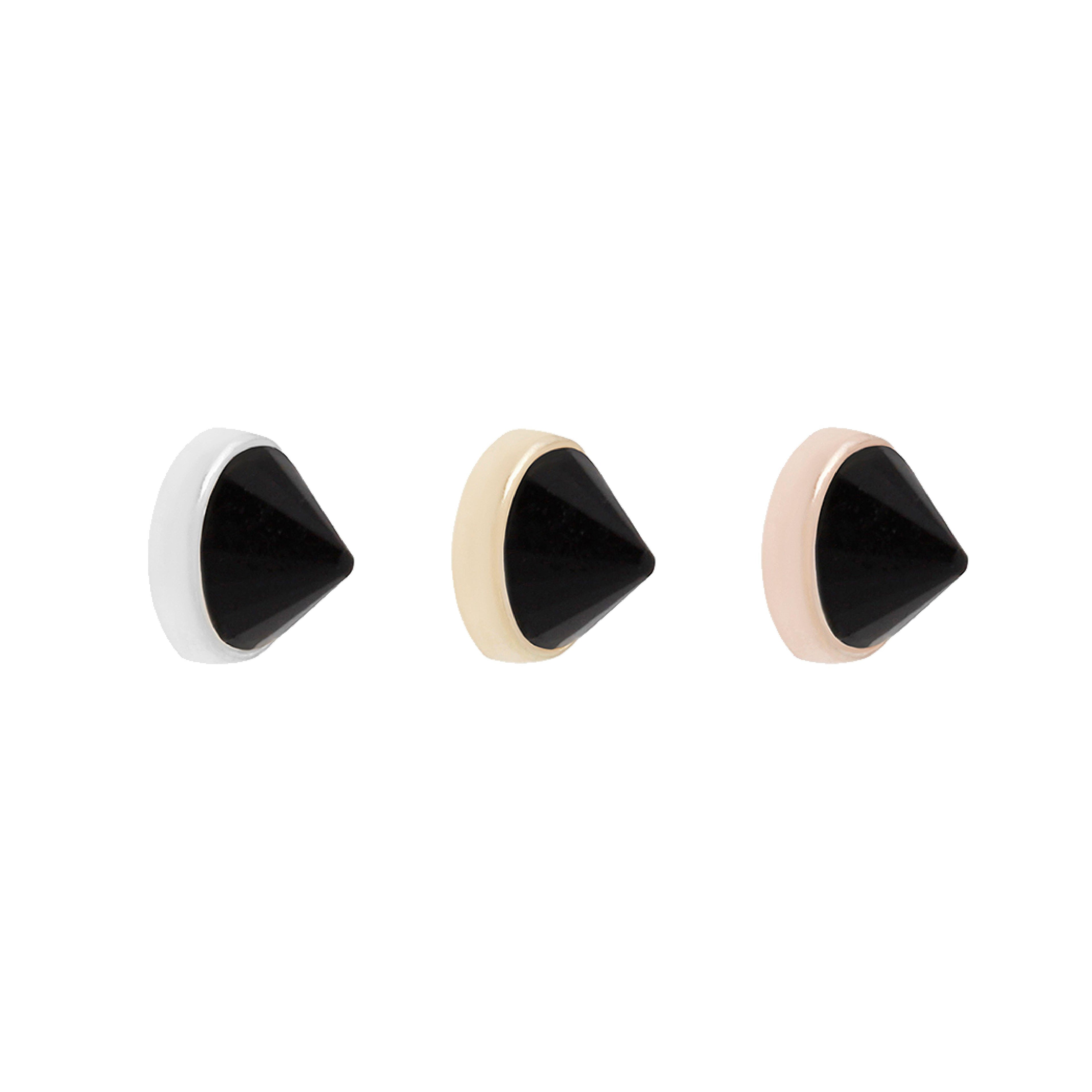 Round Bezel Reverse Set - Agate - Threadless End