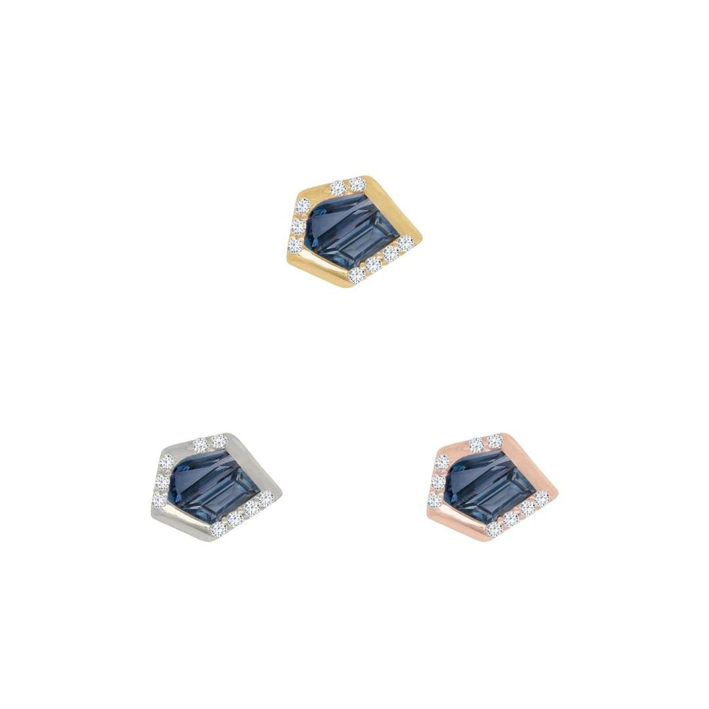 Route - London Blue Topaz - Threadless End