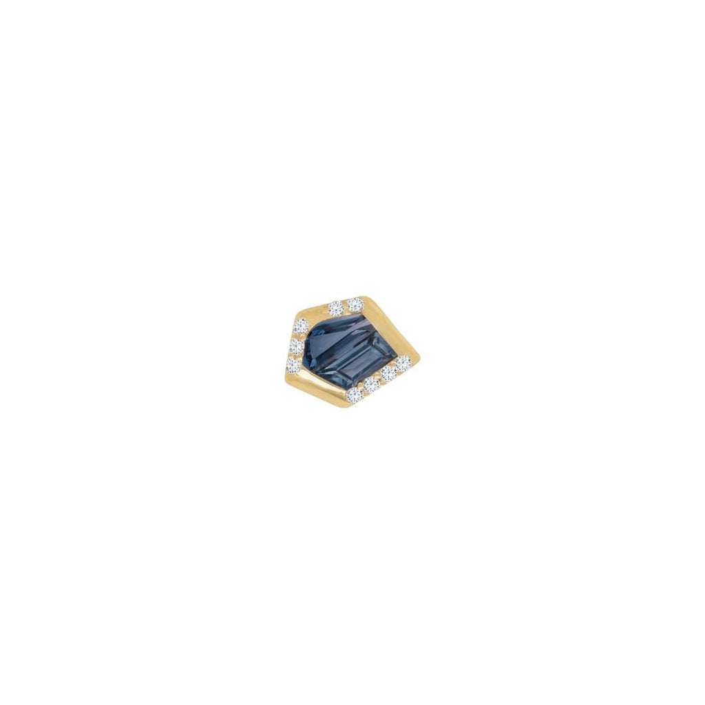 Route - London Blue Topaz - Threadless End