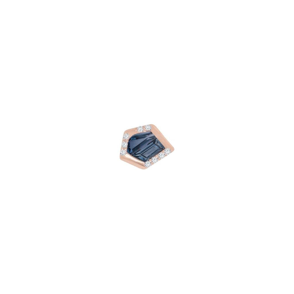Route - London Blue Topaz - Threadless End