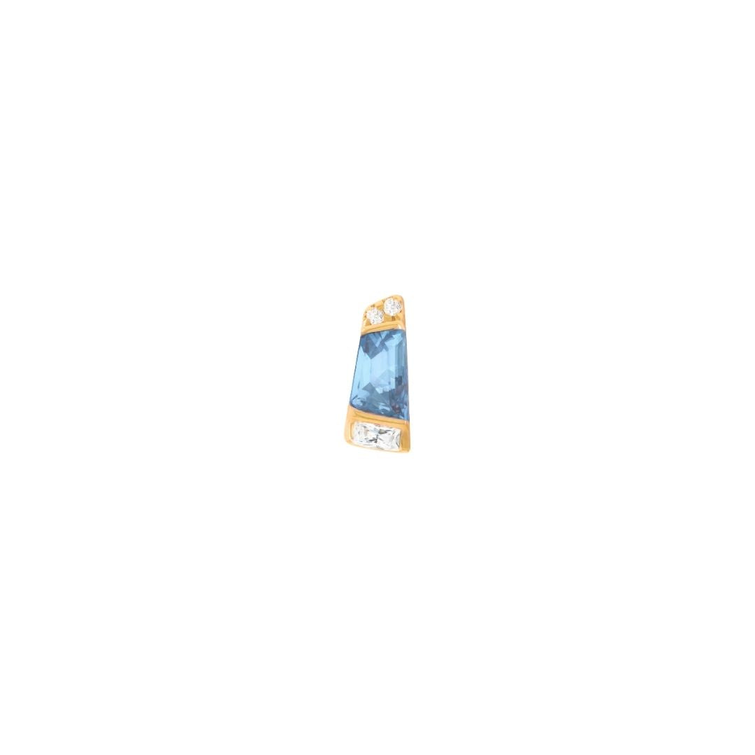 Saboteur - London Blue Topaz - Threadless End