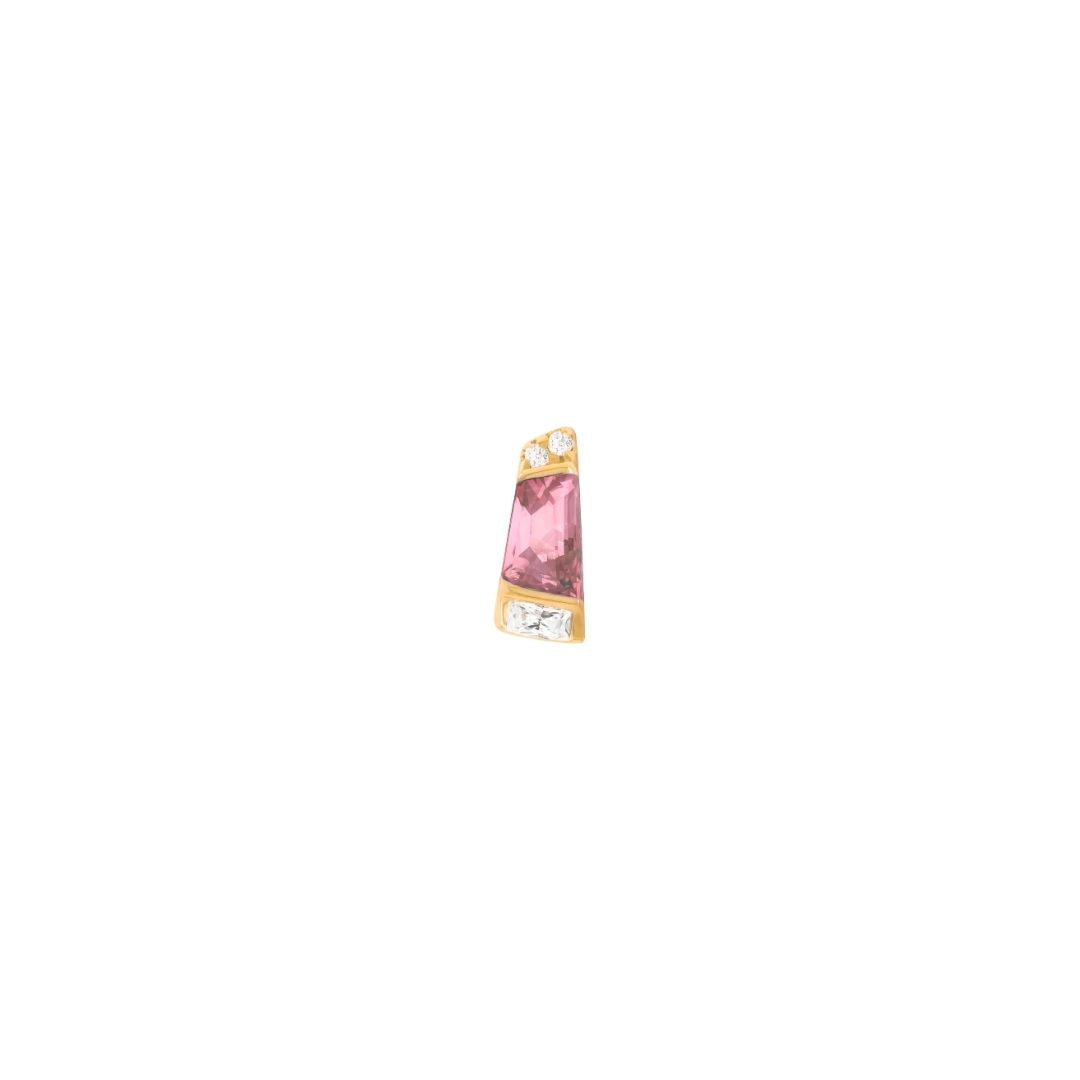 Saboteur - Pink Tourmaline - Threadless End