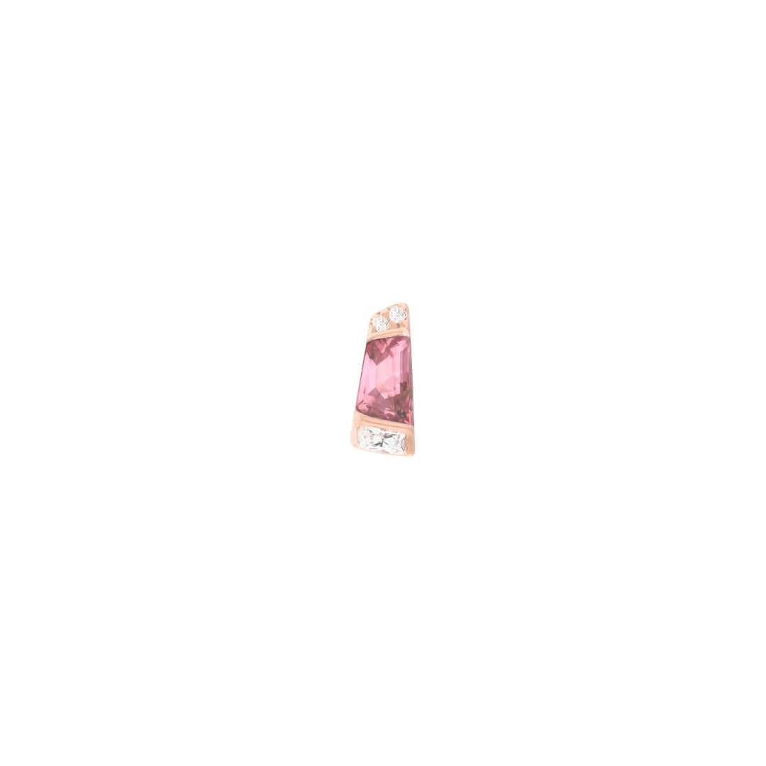 Saboteur - Pink Tourmaline - Threadless End