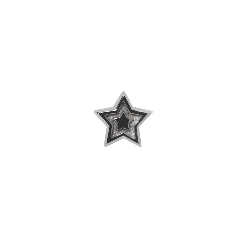 Starstruck Black Rhodium Threadless End