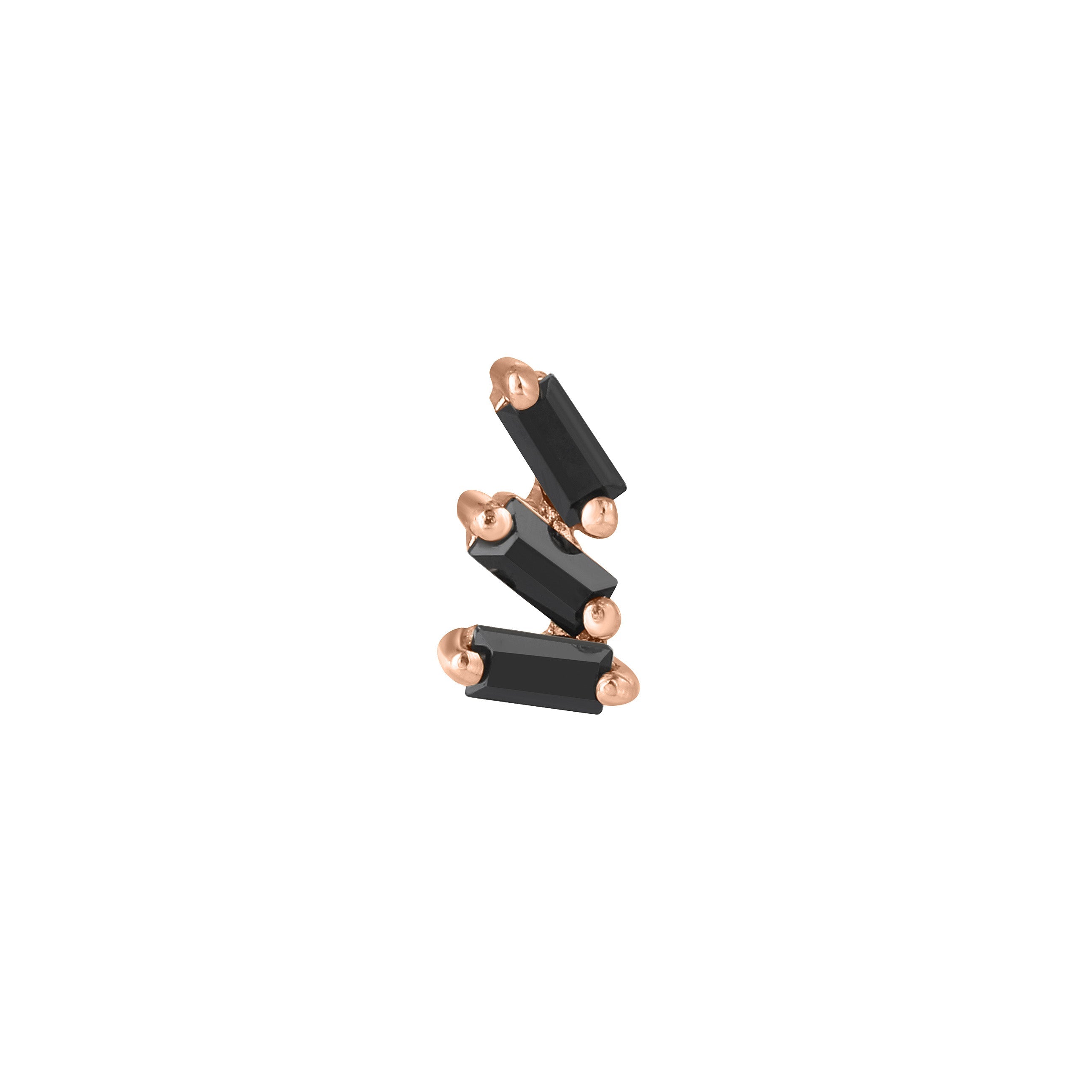 Staxx - Black Spinel - Threadless End