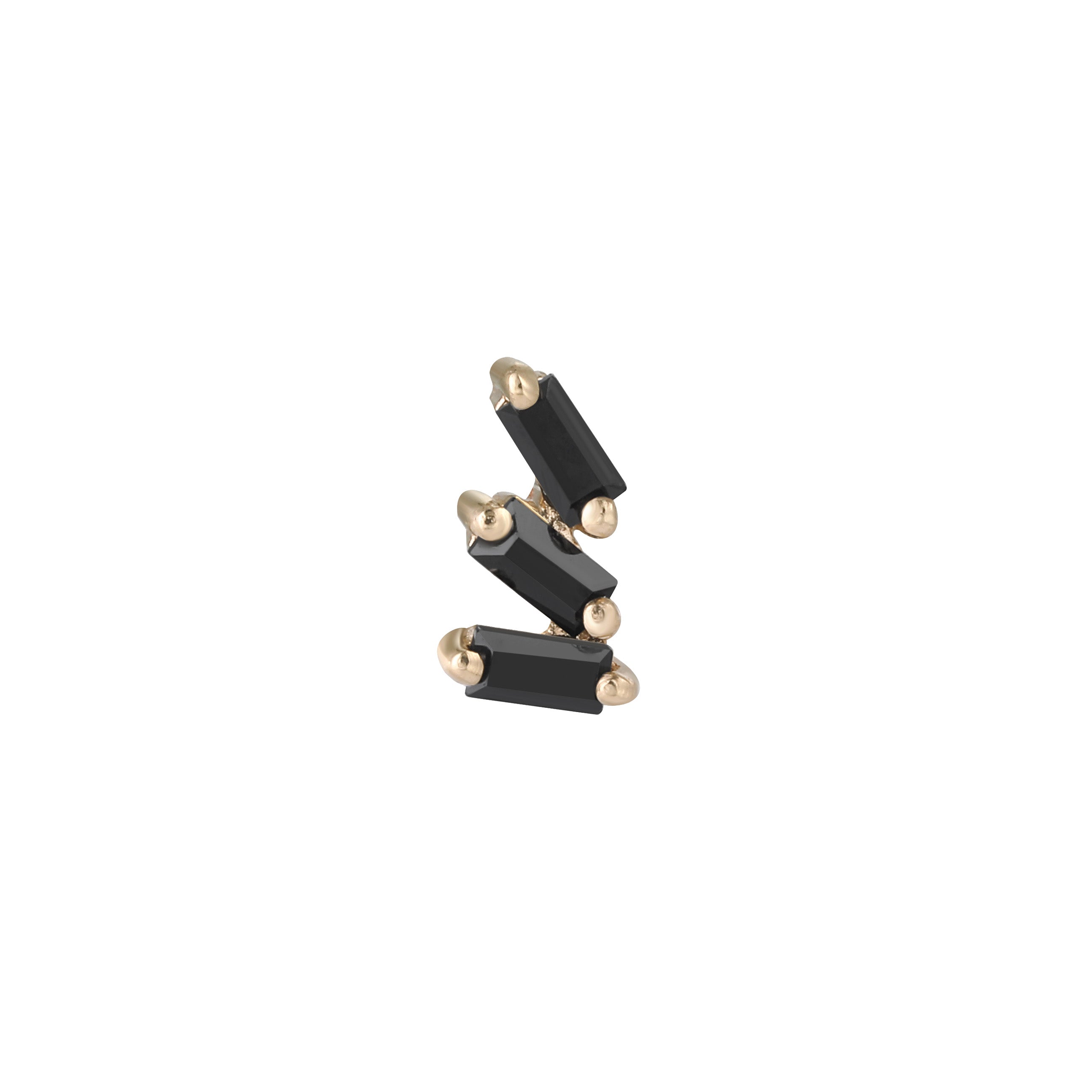 Staxx - Black Spinel - Threadless End