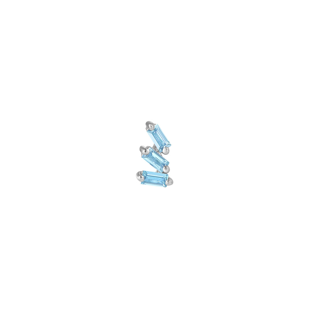 Staxx - London Blue Topaz - Threadless End