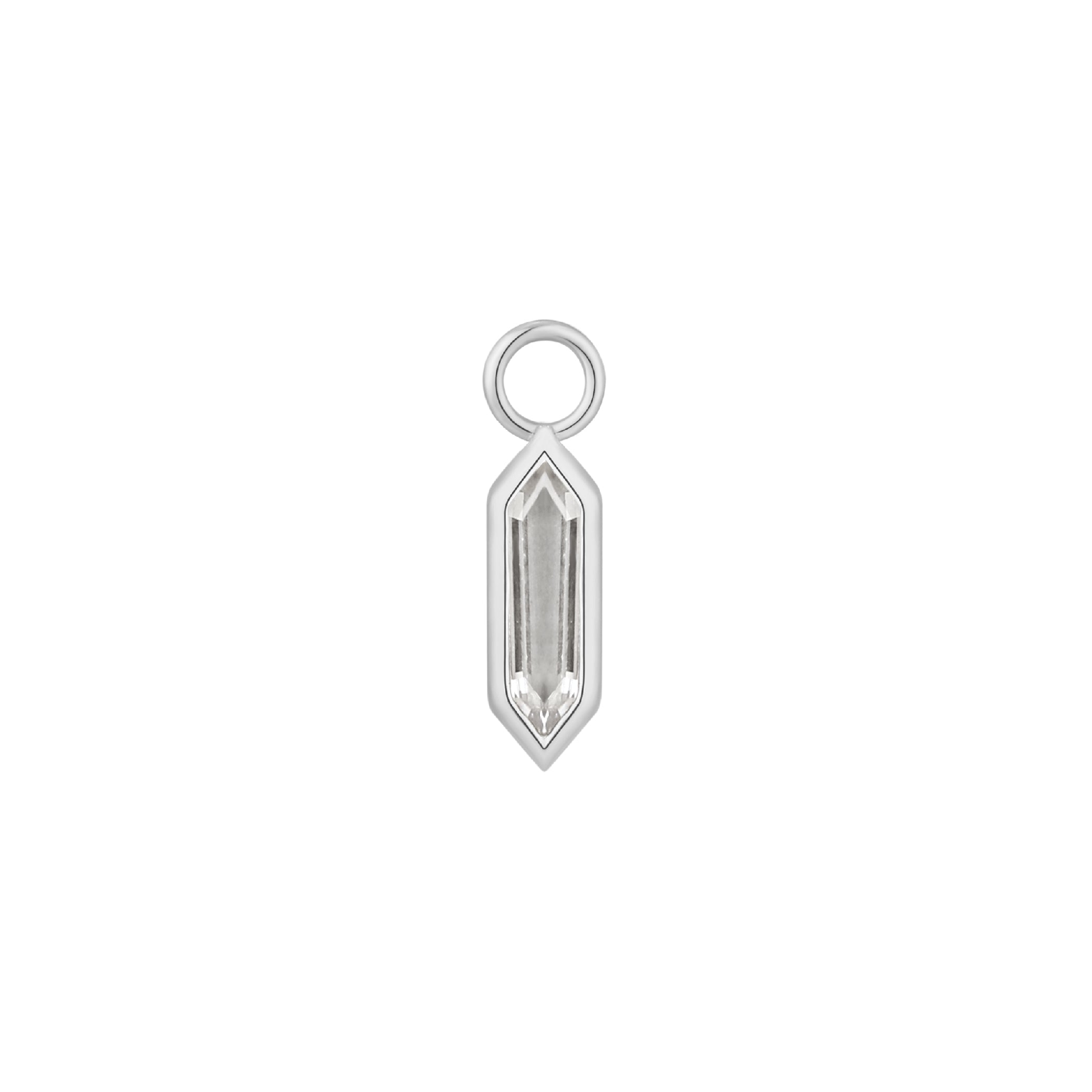 Theory - CZ - Gold Charm