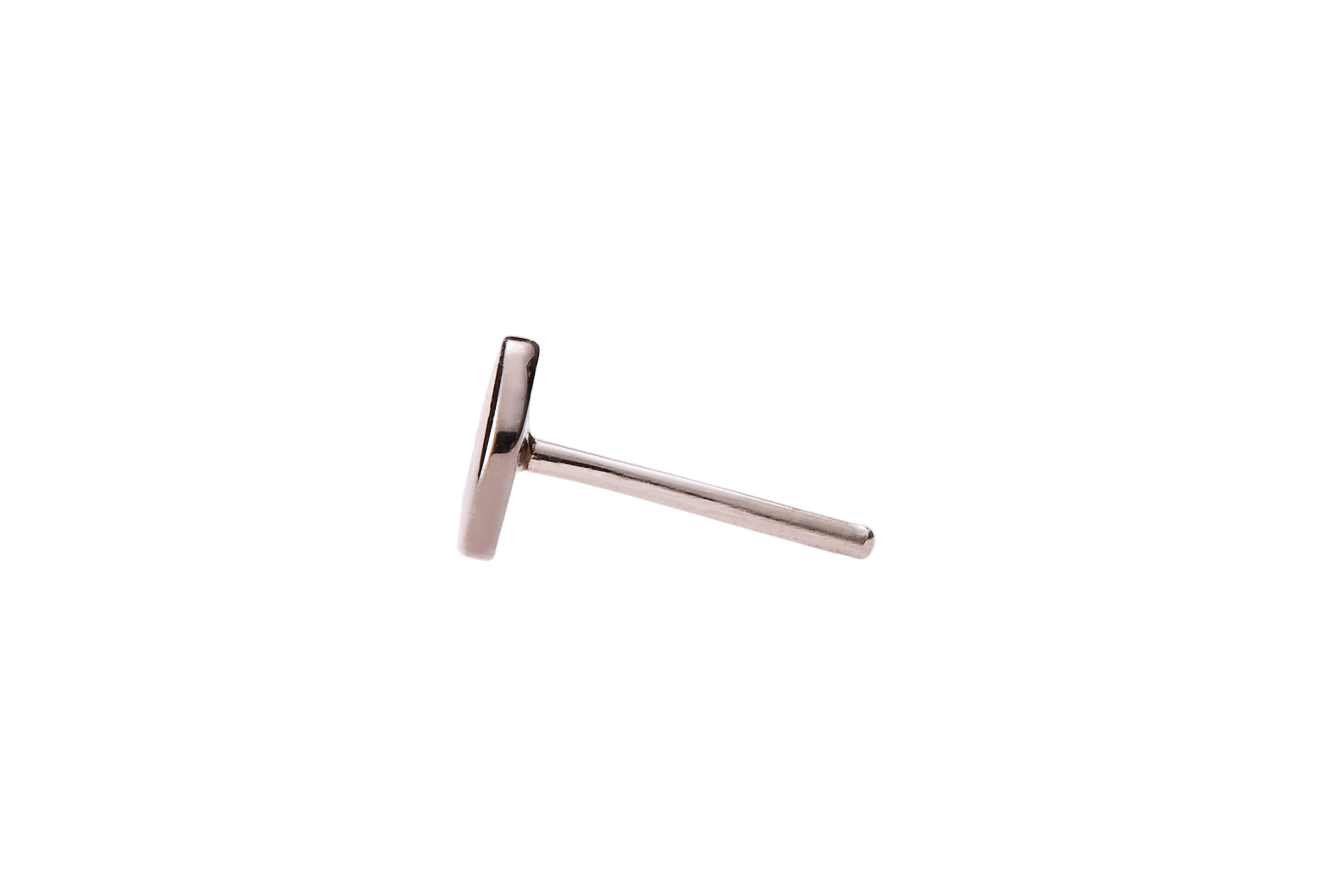 Disk Black Rhodium Threadless End