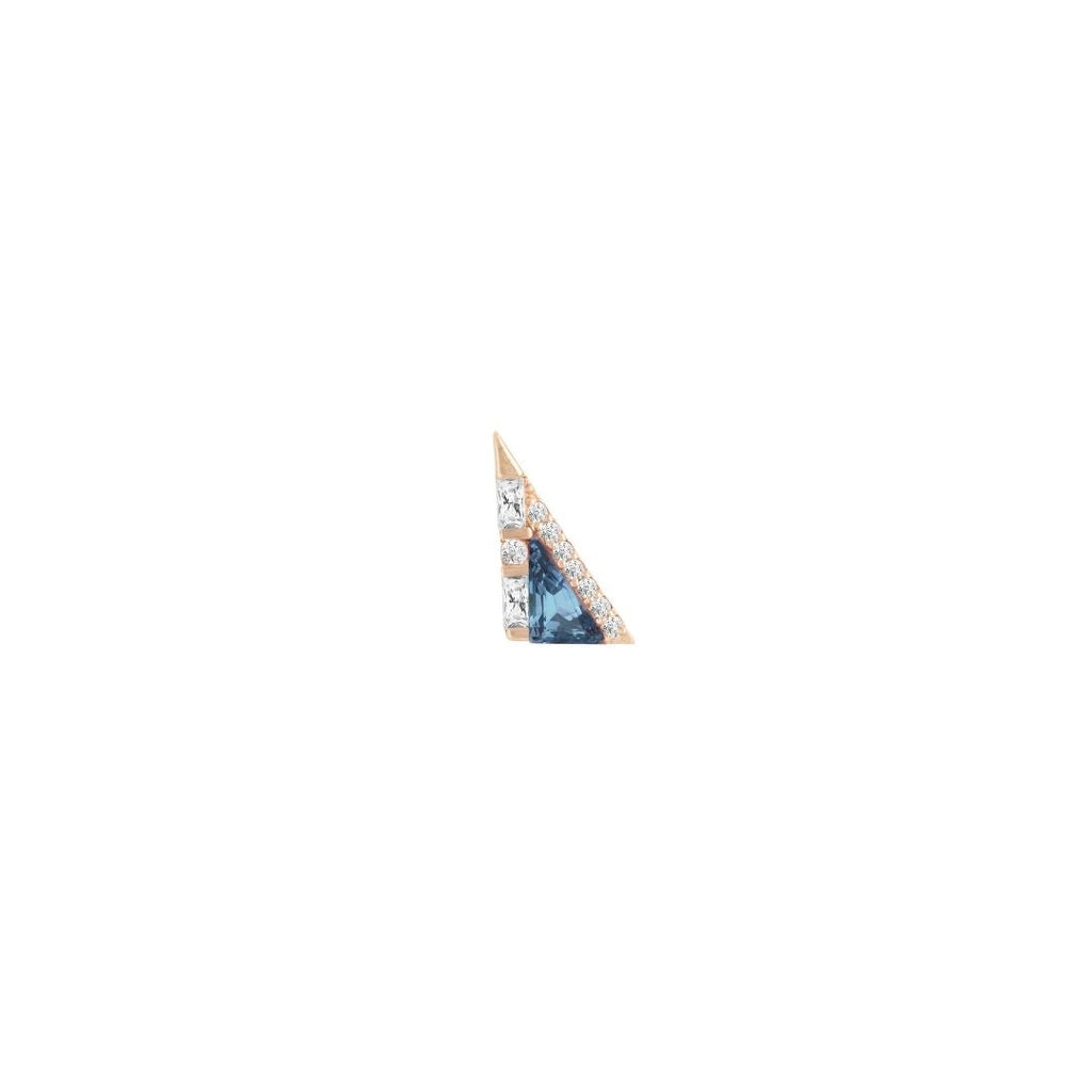 Transmission - London Blue Topaz - Threadless End