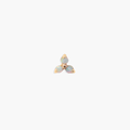 Mini Trinity Opal Flat Back Stud