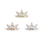 Mini Valentina - CZ - Flat Back Stud