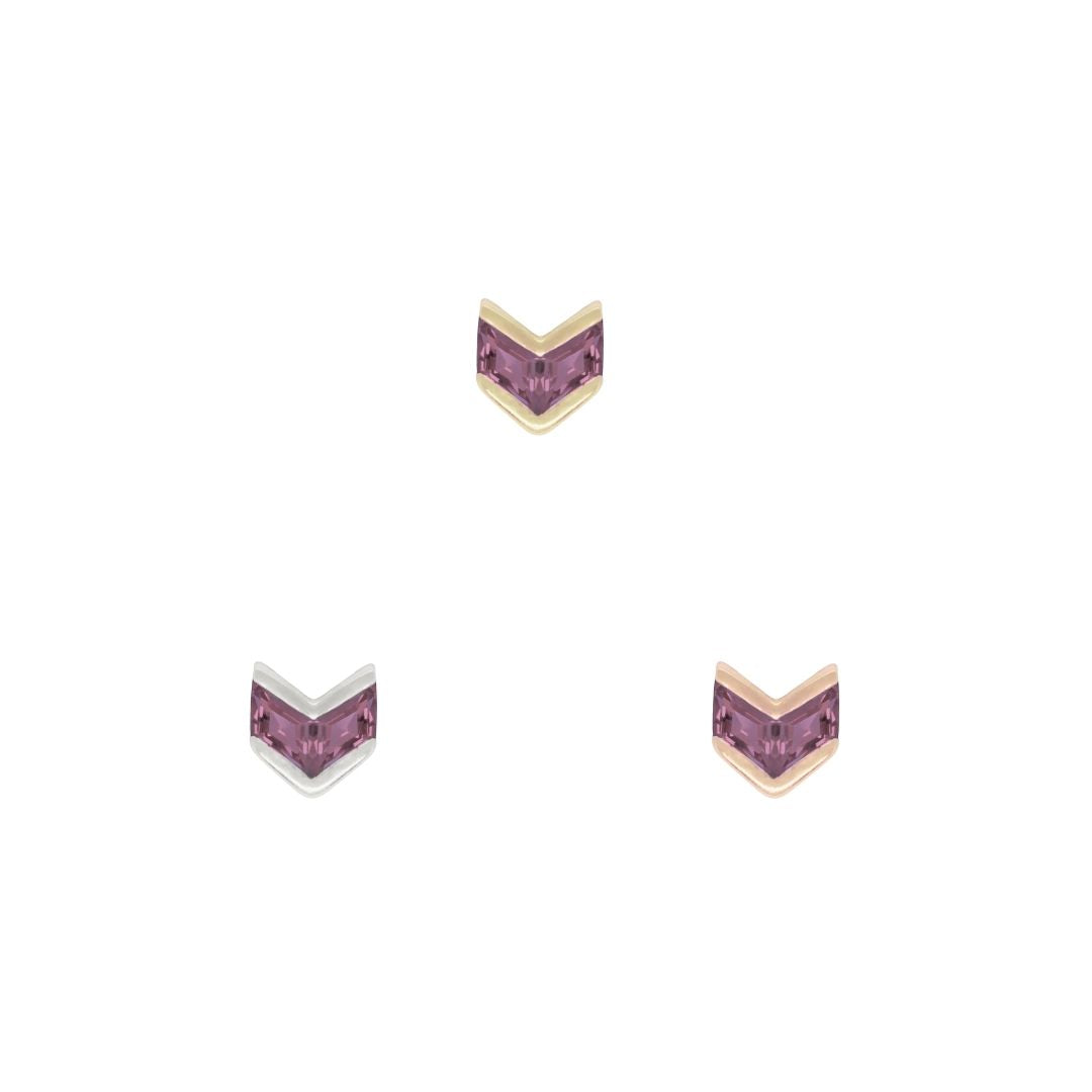 Vande - Amethyst - Threadless End