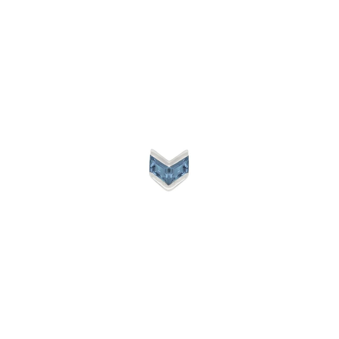 Vande - London Blue Topaz - Threadless End