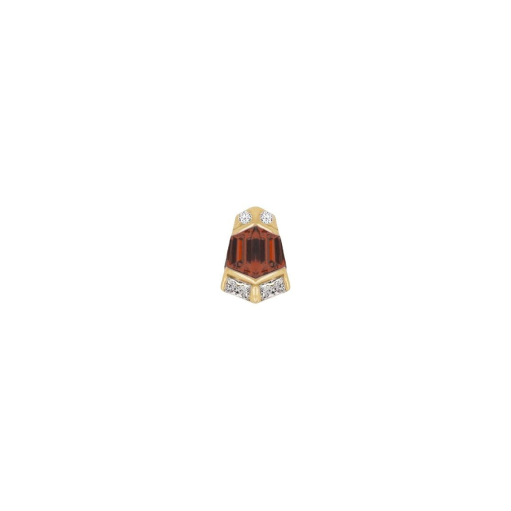 Vera - Garnet - Threadless End