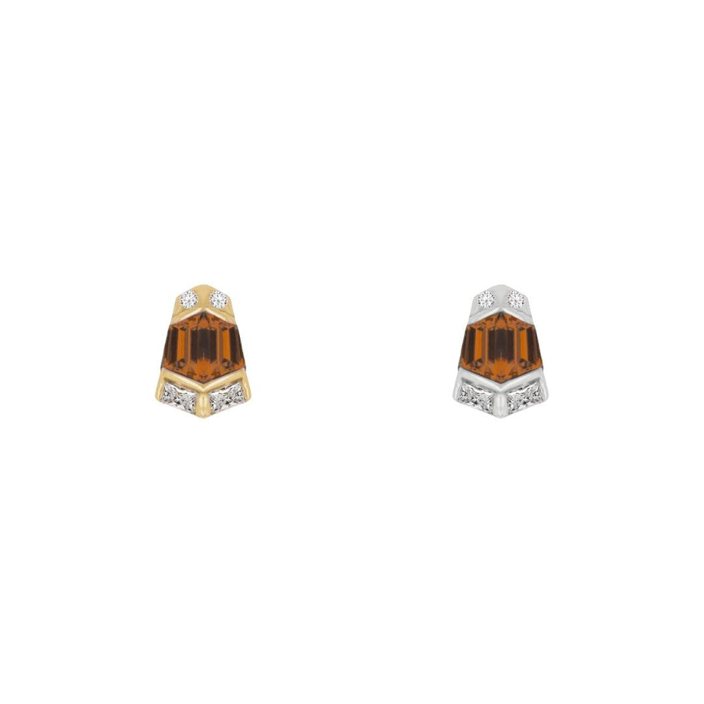 Vera - Orange Garnet - Threadless End