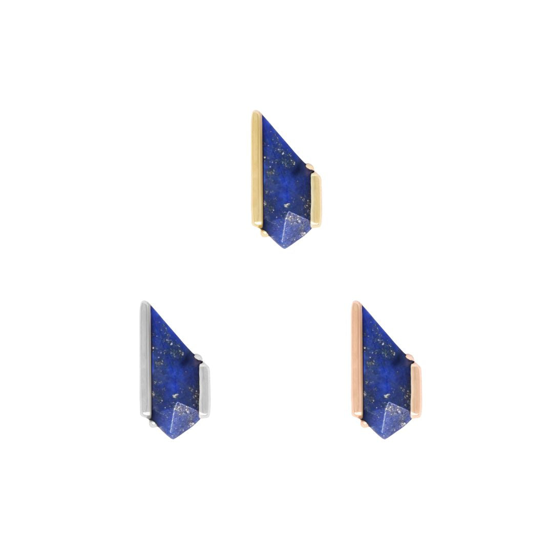 Vinyl Threadless End with Lapis