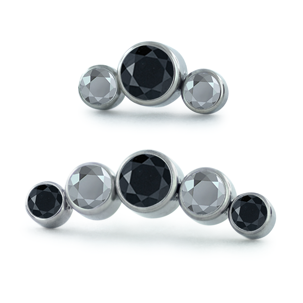 Halloween Faceted Curved Clusters