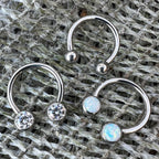 Titanium 16ga Threadless Circular Barbell