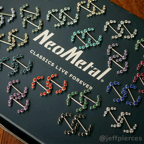 Titanium Faceted Side Gem Cluster
