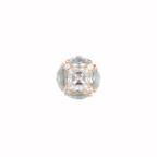 Zaffir Aquamarine Flat Back Stud