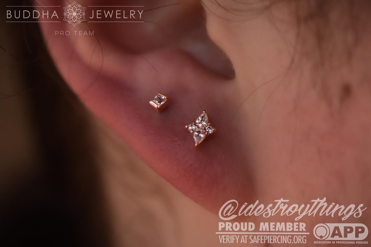 Ethereal Threadless End with CZ